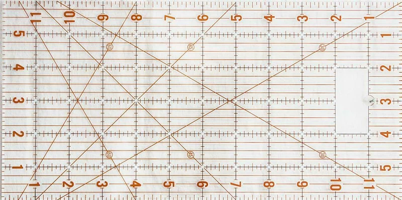 Dafa-AC12 Quilting Ruler 6" x 12" M1485 Mtex