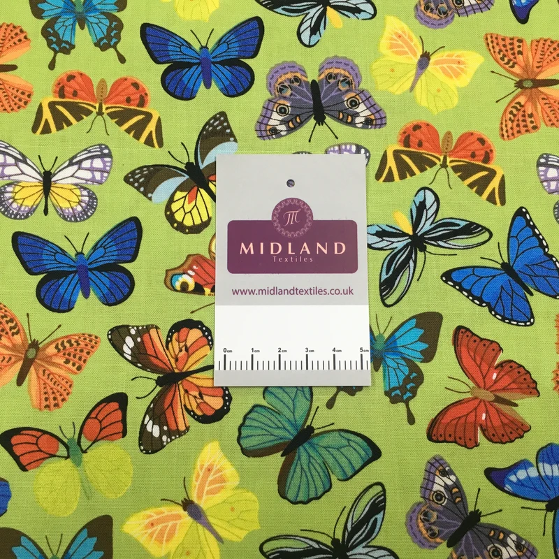 Butterfly printed Korean 100% cotton Patchwork craft mask Fabric MD1415 Mtex
