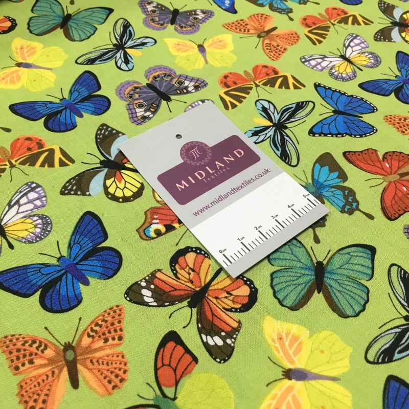 Butterfly printed Korean 100% cotton Patchwork craft mask Fabric MD1415 Mtex