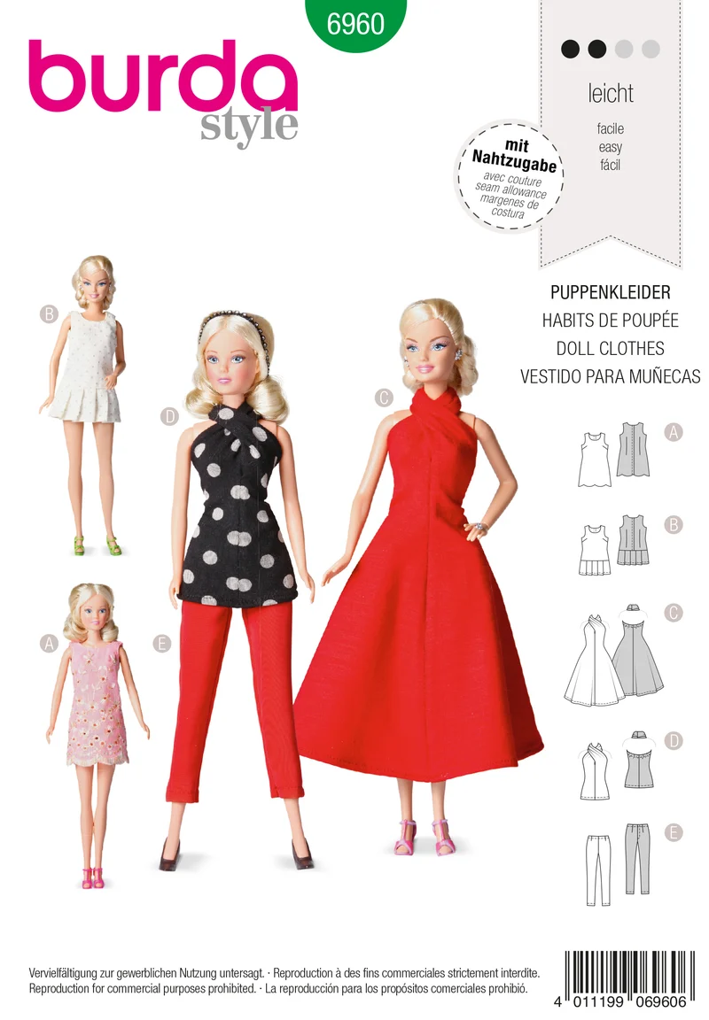 6960 Puppenkleider