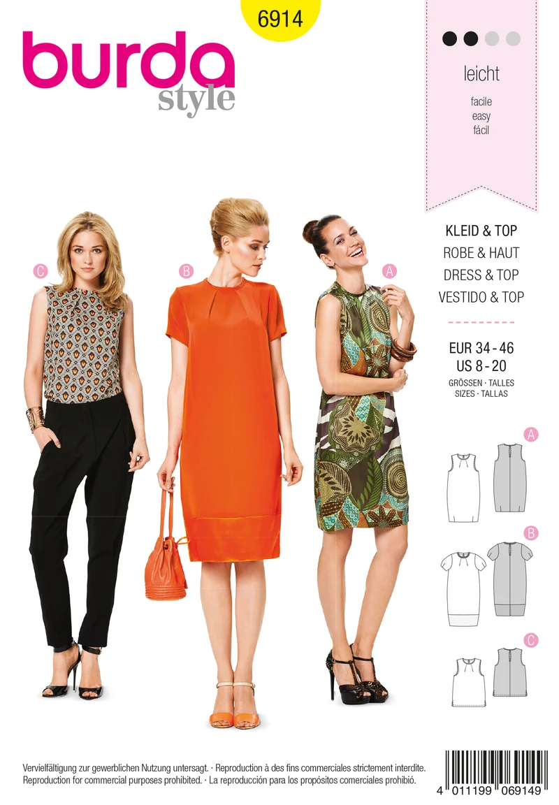 6914 Kleid & Top