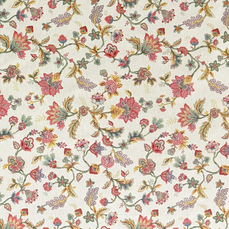 Jacquard Tischdecke aus beschichteter Baumwolle mit Fleckenschutz ANALA Blumen und Blüten eckig rund oval