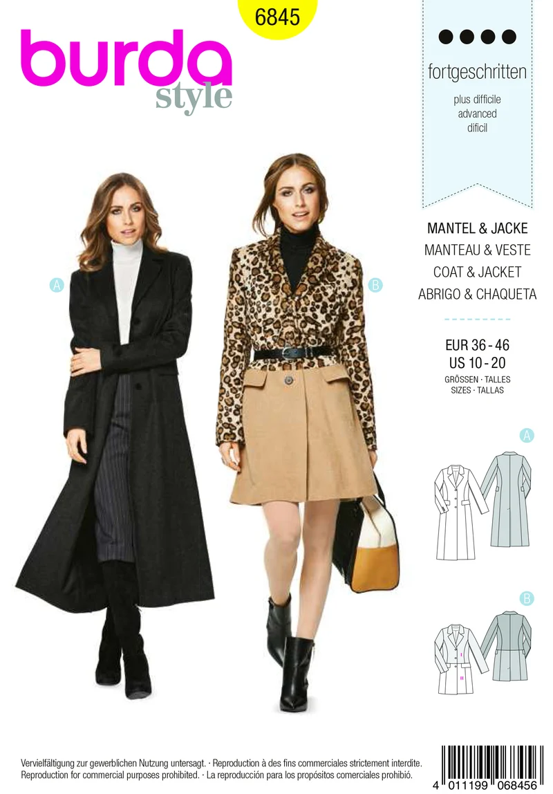 6845 Mantel & Jacke