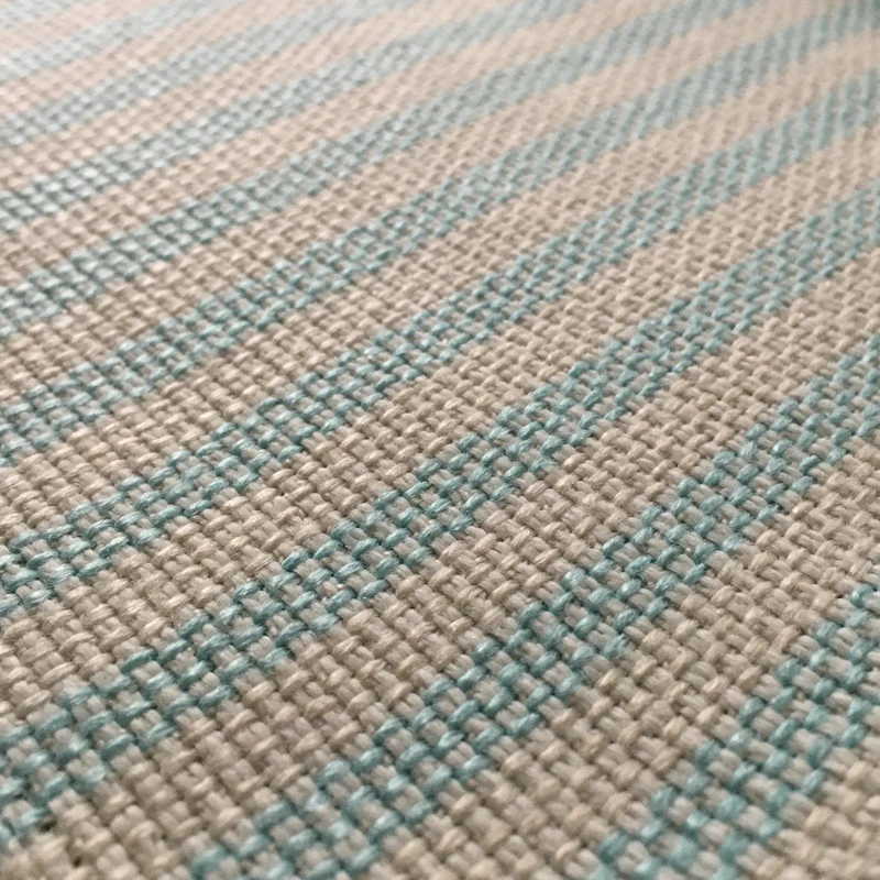 Outdoorstoff Streifen - türkis