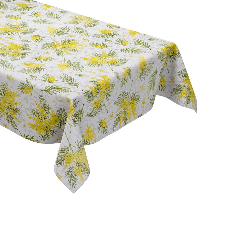 Wachstuch Tischdecke 160 cm Breite Übergröße B5081-01 Eibe Weihnachten Zweige Advent eckig rund oval