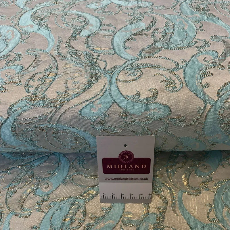 Lurex Ornamental Brocade wedding fabric M1498 Mtex