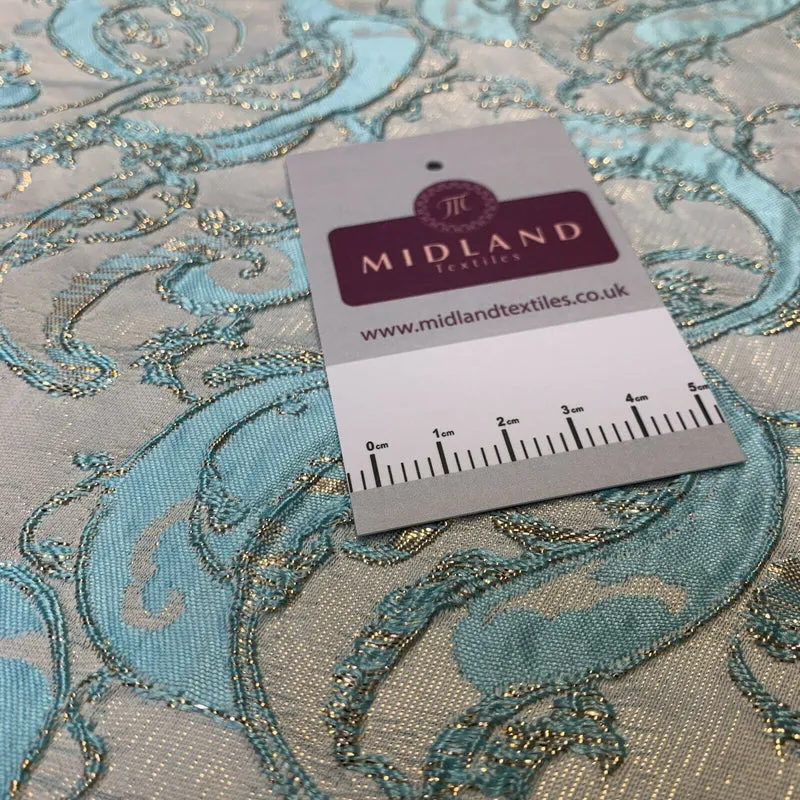 Lurex Ornamental Brocade wedding fabric M1498 Mtex