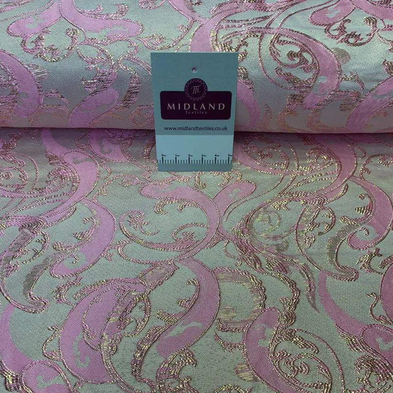 Lurex Ornamental Brocade wedding fabric M1498 Mtex