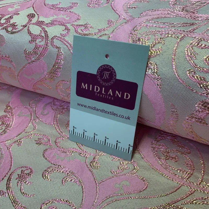 Lurex Ornamental Brocade wedding fabric M1498 Mtex