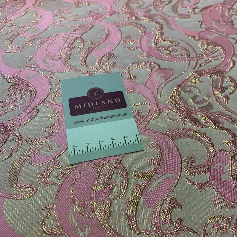 Lurex Ornamental Brocade wedding fabric M1498 Mtex