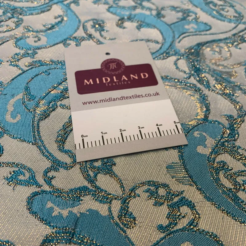 Lurex Ornamental Brocade wedding fabric M1498 Mtex