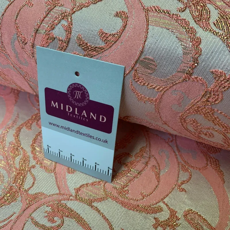 Lurex Ornamental Brocade wedding fabric M1498 Mtex