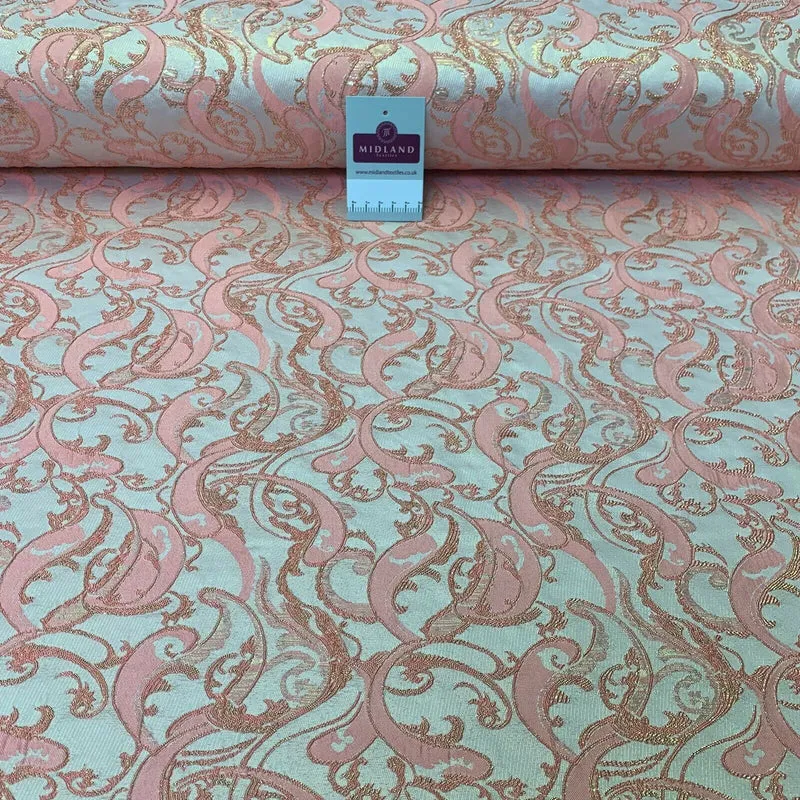Lurex Ornamental Brocade wedding fabric M1498 Mtex