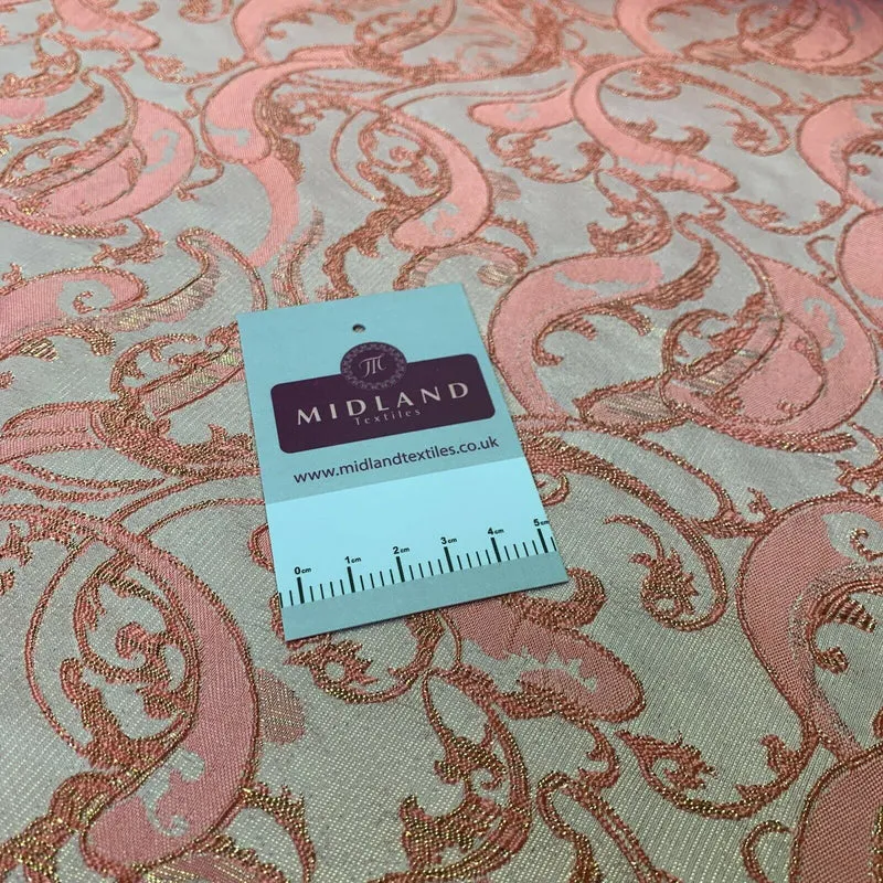 Lurex Ornamental Brocade wedding fabric M1498 Mtex