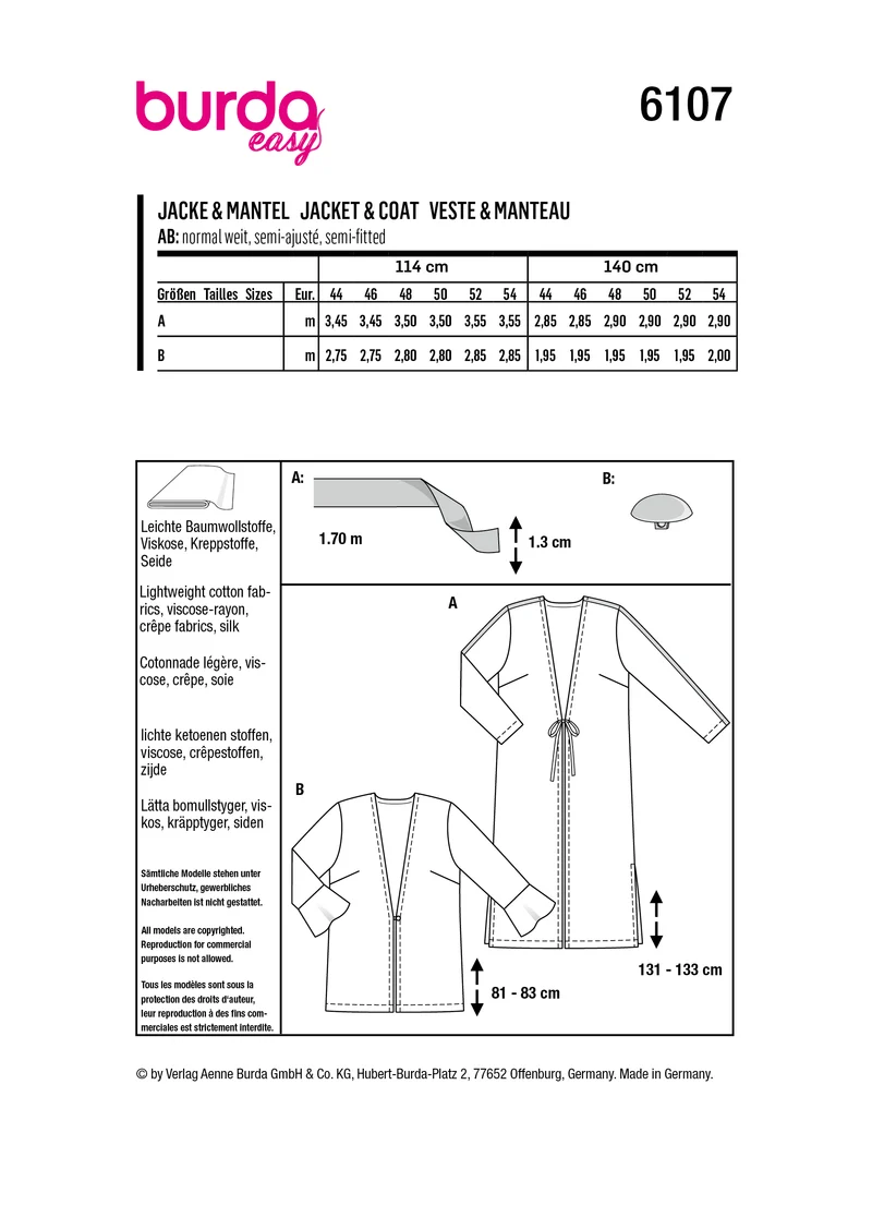 6107 Blusenjacke