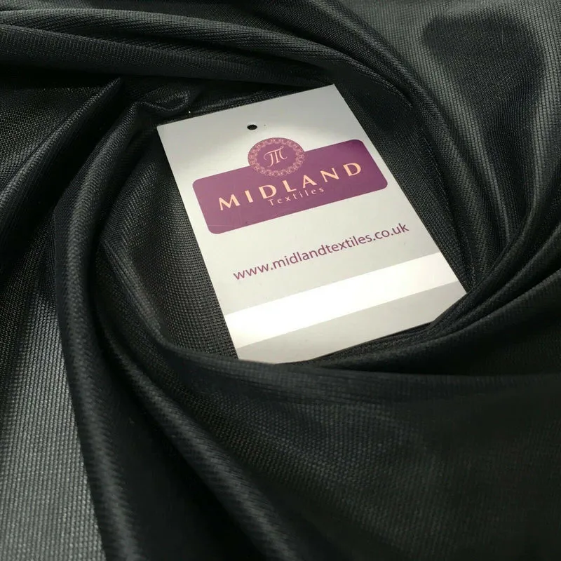 Black Plain Nylon Matt Pocketing fabric 150cm cm M731-2 Mtex