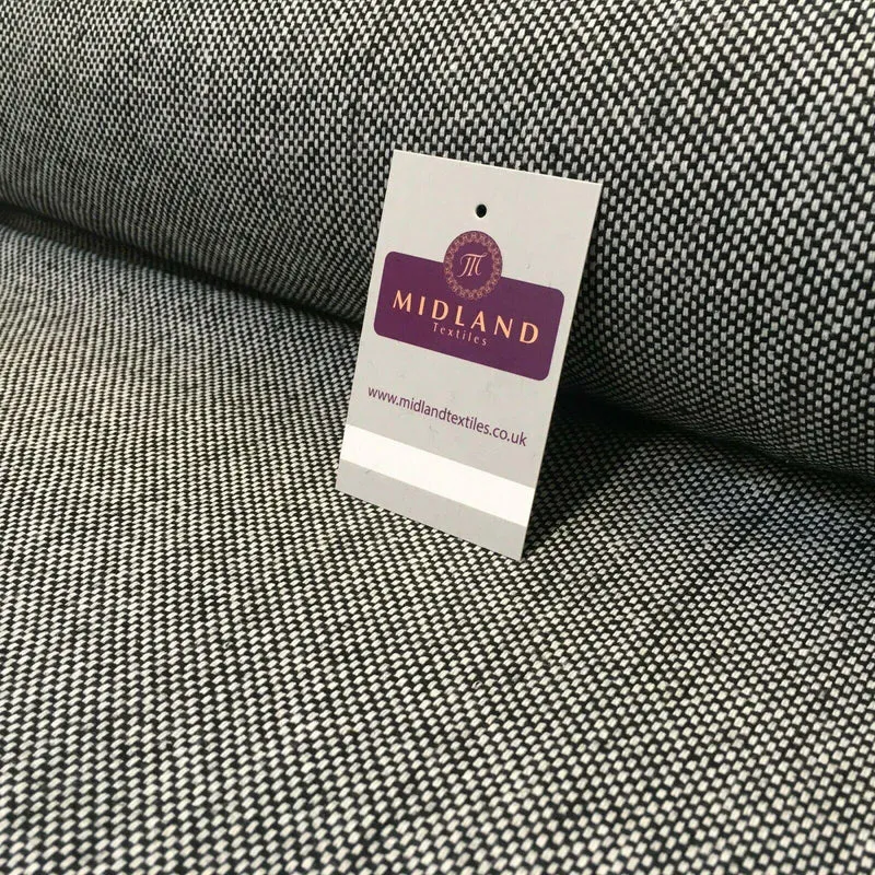 Grey wool blend Melton Coating Poly Boucle Fabric 147 cm MK1194-3 Mtex