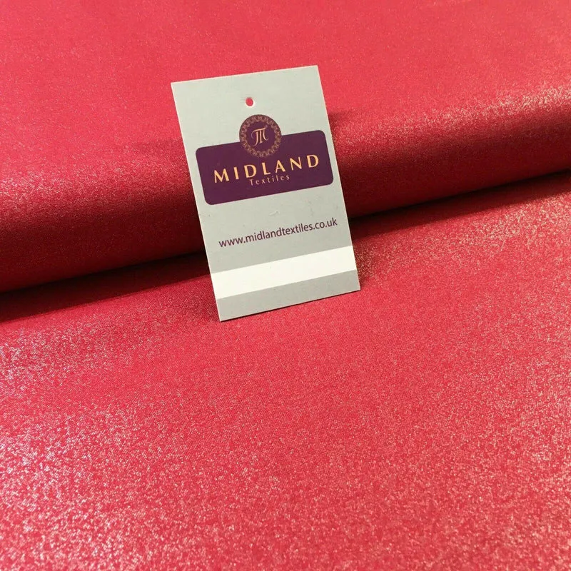 Silver Shimmer Foil on Berry colour Craft 100% Cotton 110cm MK1332