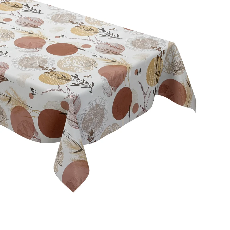 Wachstuch Tischdecke EE31 Herbst floral braun Gräser eckig rund oval