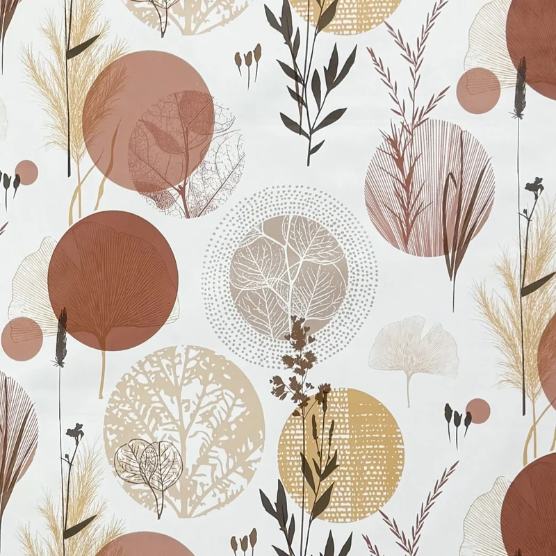 Wachstuch Tischdecke EE31 Herbst floral braun Gräser eckig rund oval