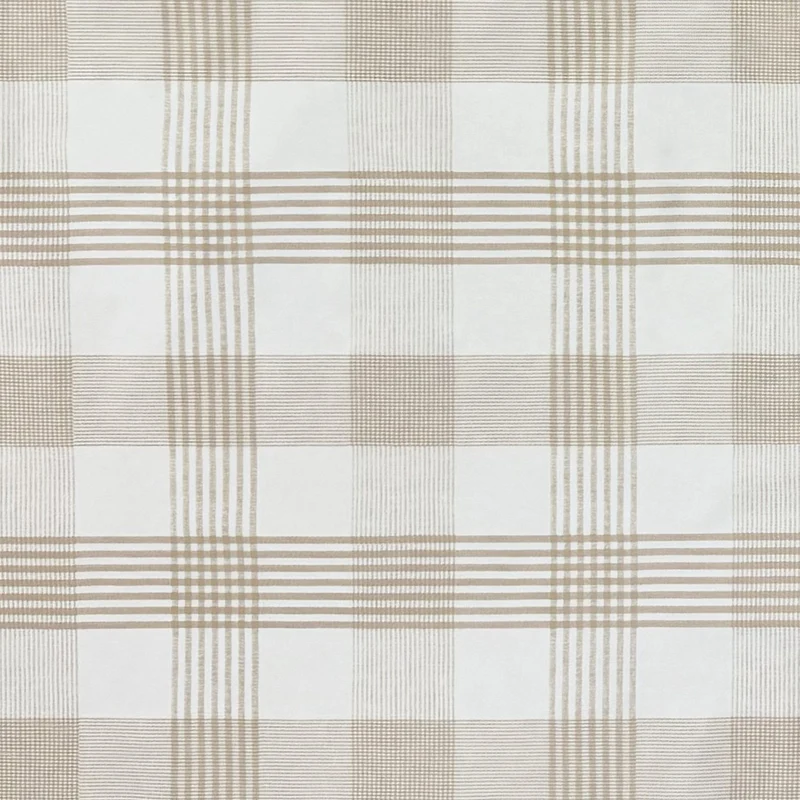 Wachstuch Tischdecke 01109-01 beige kariert Karo Landhaus eckig rund oval