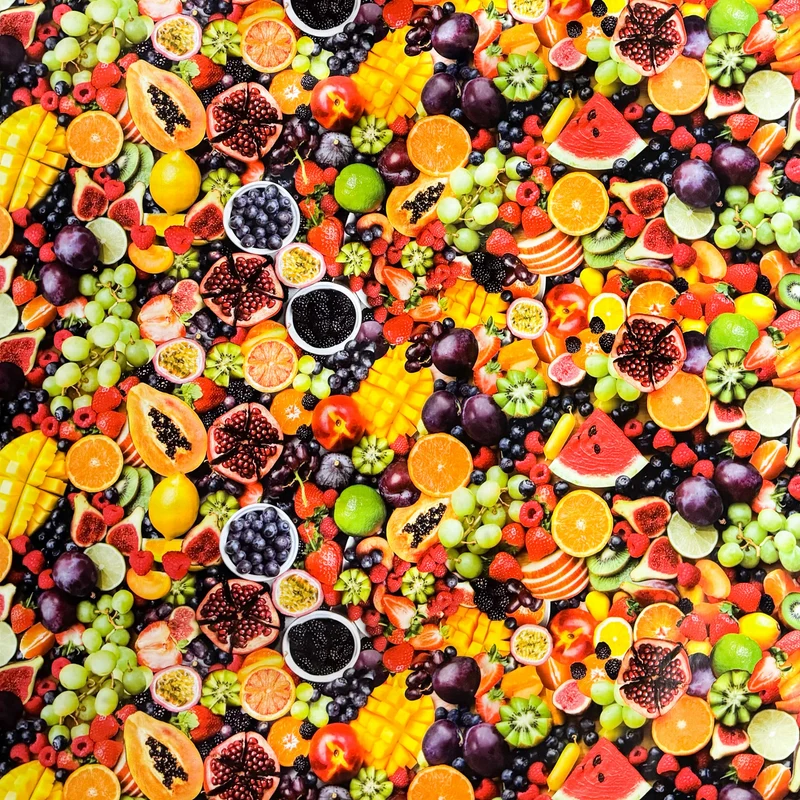 Wachstuch Tischdecke 01743-00 exotische Früchte Obst eckig rund oval