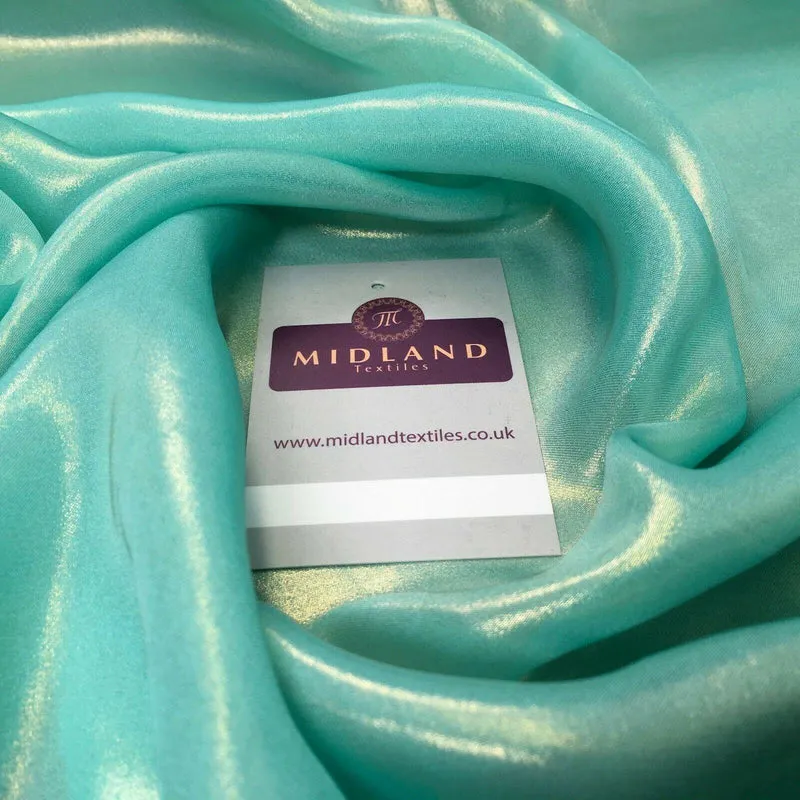 Gold Shimmer Foil Satin Georgette Chiffon Crepe Fabric 110cm MR1178 Mtex
