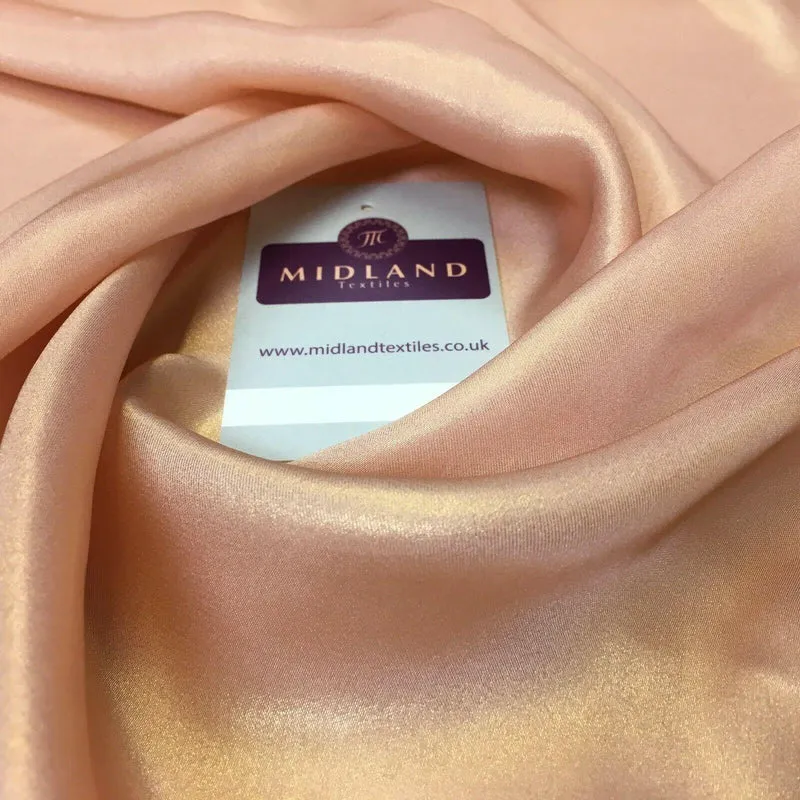 Gold Shimmer Foil Satin Georgette Chiffon Crepe Fabric 110cm MR1178 Mtex