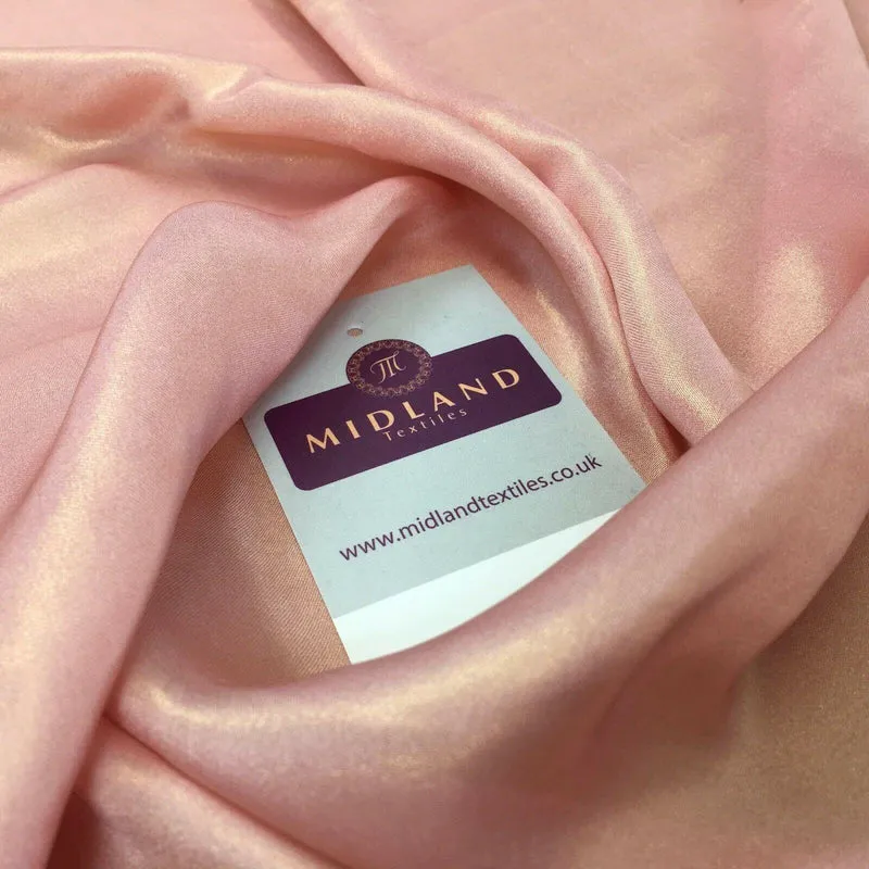 Gold Shimmer Foil Satin Georgette Chiffon Crepe Fabric 110cm MR1178 Mtex