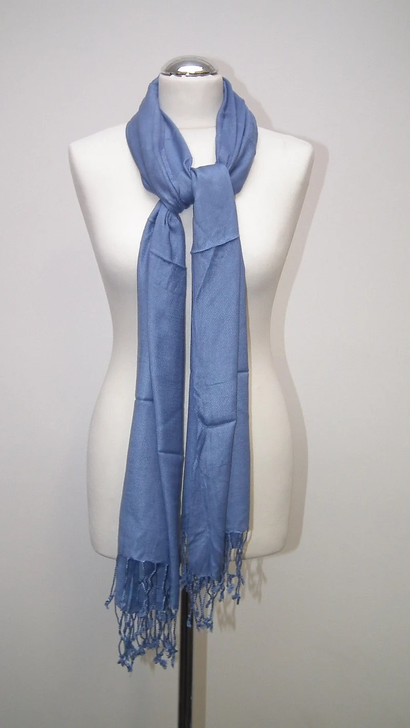 Ladies Pashmina Pashmeena Shawl Hijab Scarf Many colours Wrap stole M415 Mtex