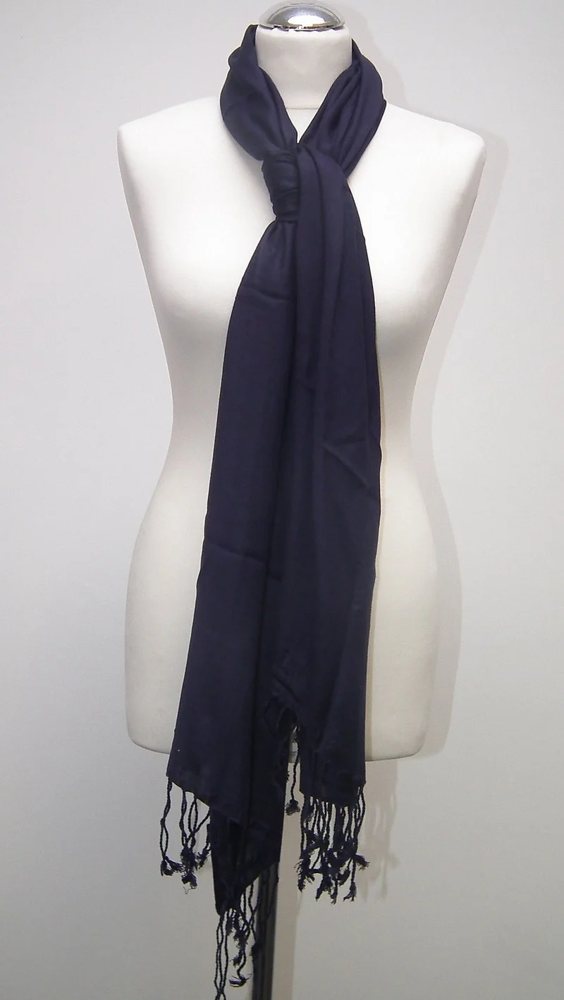 Ladies Pashmina Pashmeena Shawl Hijab Scarf Many colours Wrap stole M415 Mtex