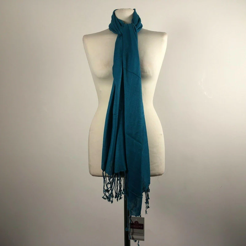 Ladies Pashmina Pashmeena Shawl Hijab Scarf Many colours Wrap stole M415 Mtex