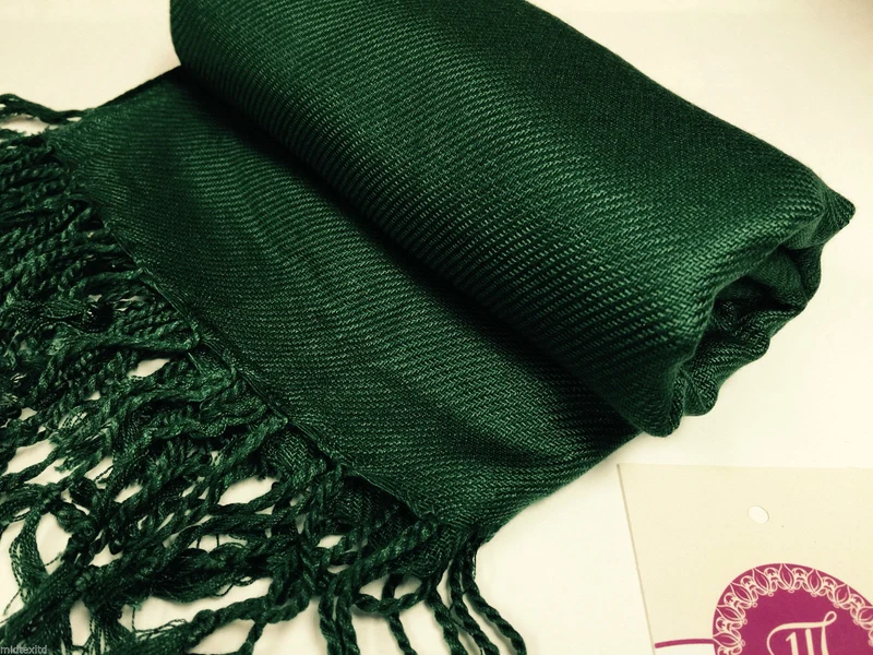 Ladies Pashmina Pashmeena Shawl Hijab Scarf Many colours Wrap stole M415 Mtex