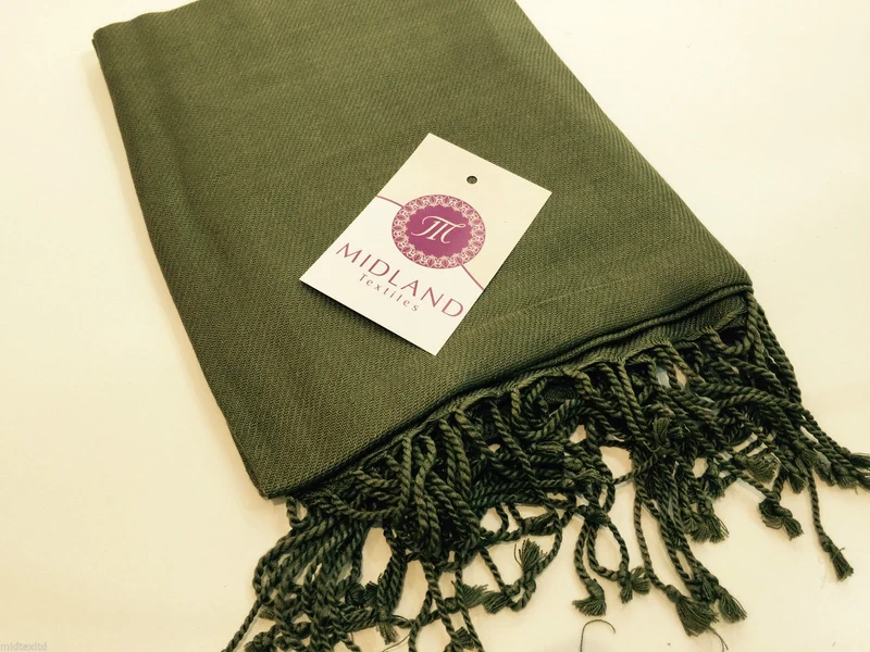 Ladies Pashmina Pashmeena Shawl Hijab Scarf Many colours Wrap stole M415 Mtex