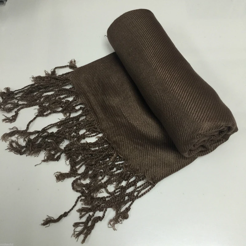 Ladies Pashmina Pashmeena Shawl Hijab Scarf Many colours Wrap stole M415 Mtex