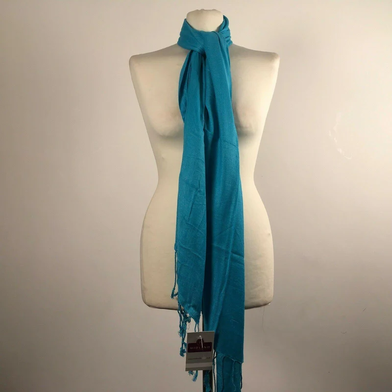 Ladies Pashmina Pashmeena Shawl Hijab Scarf Many colours Wrap stole M415 Mtex