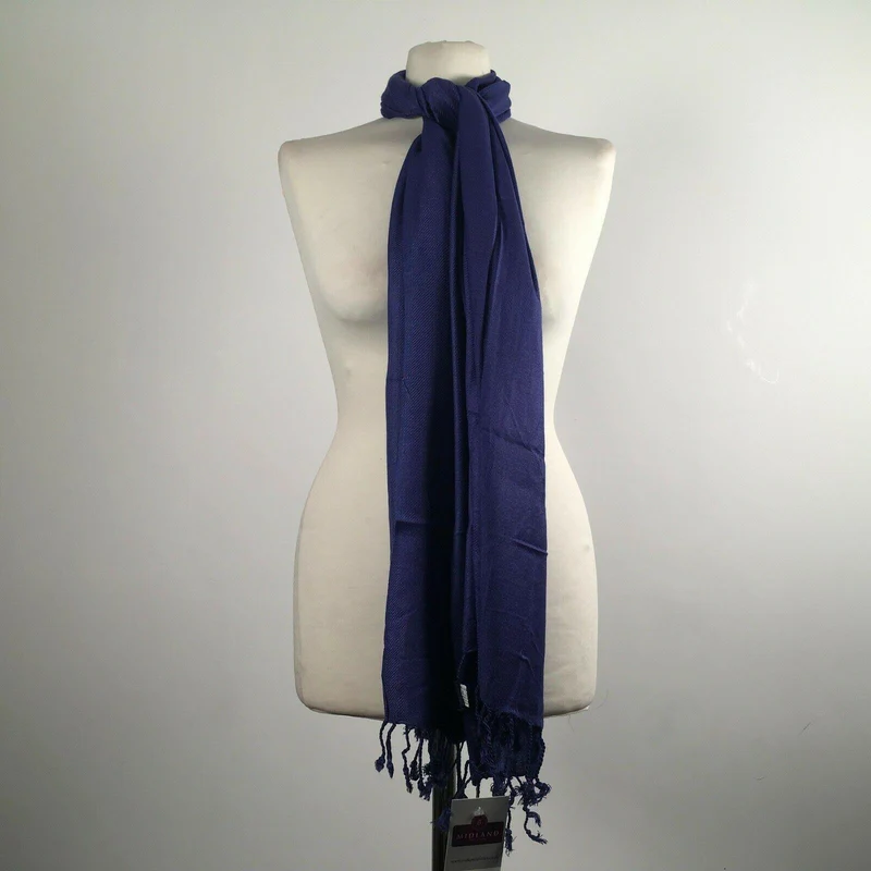 Ladies Pashmina Pashmeena Shawl Hijab Scarf Many colours Wrap stole M415 Mtex