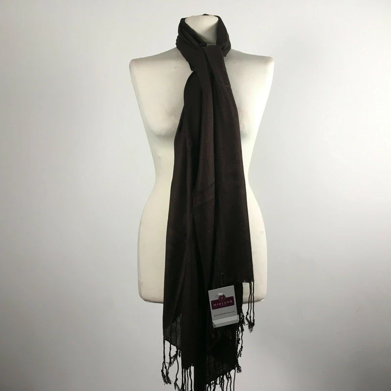 Ladies Pashmina Pashmeena Shawl Hijab Scarf Many colours Wrap stole M415 Mtex