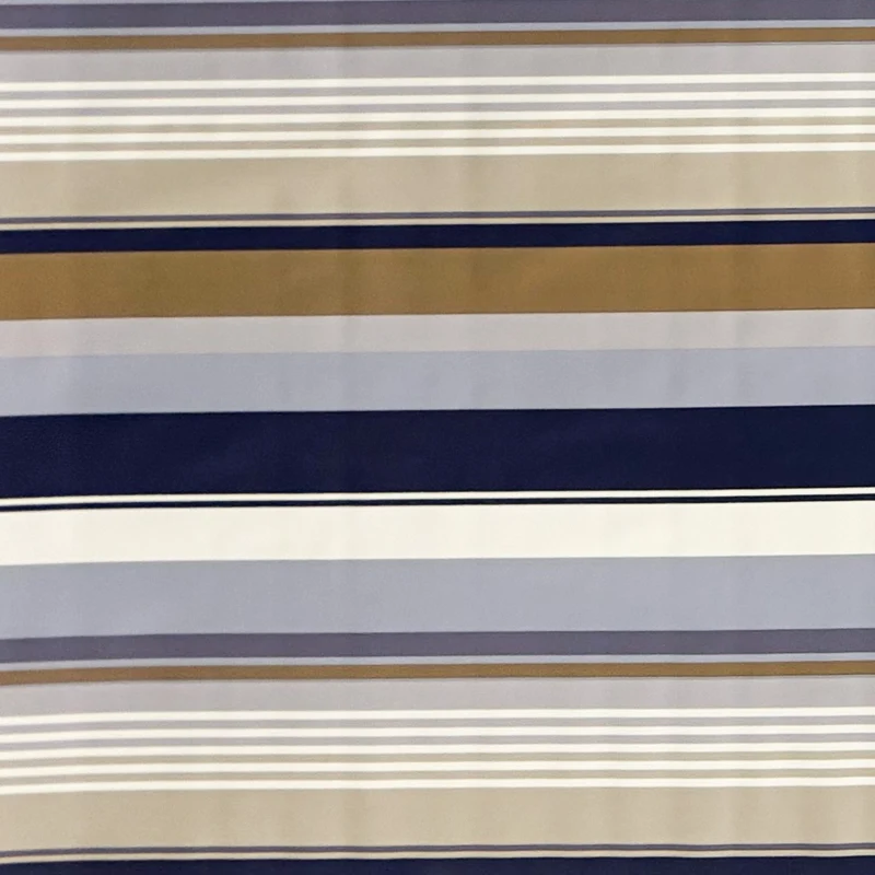 Wachstuch Tischdecke P8286-6 beige hellblau gestreift Streifen eckig rund oval