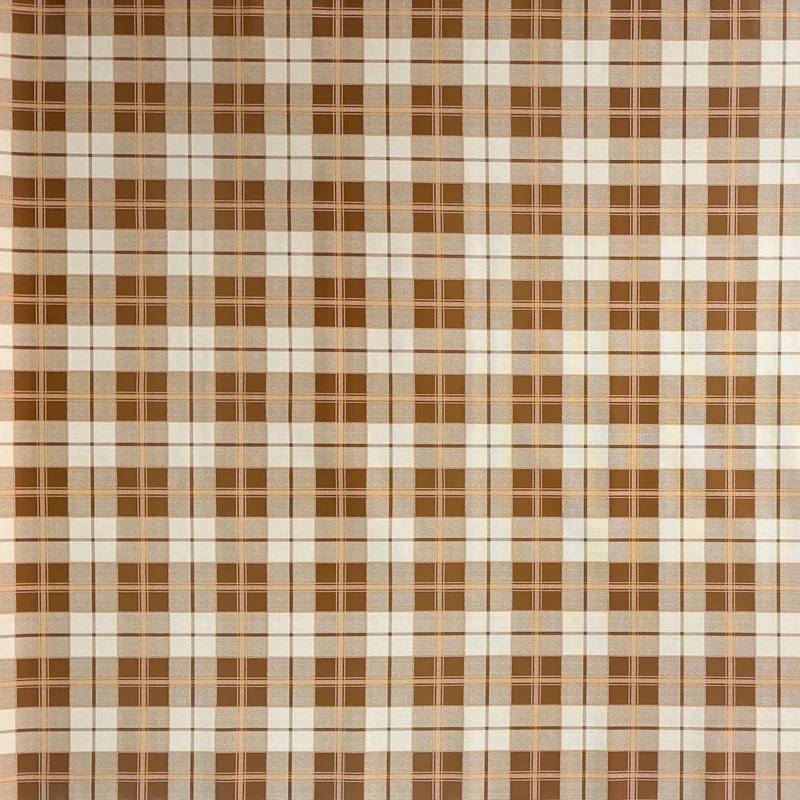 Wachstuch Tischdecke K109D braun beige kariert Karo eckig rund oval