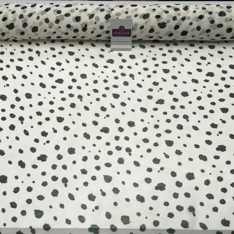 Skin Pale Printed Crepe chiffon Dress Fabric 150 cm Wide MK1190-13 Mtex