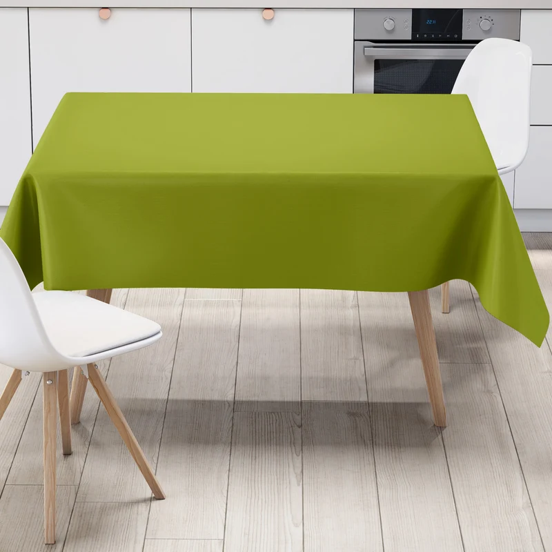 Wachstuch Tischdecke uni 6025 einfarbig oliv olivgrün eckig rund oval