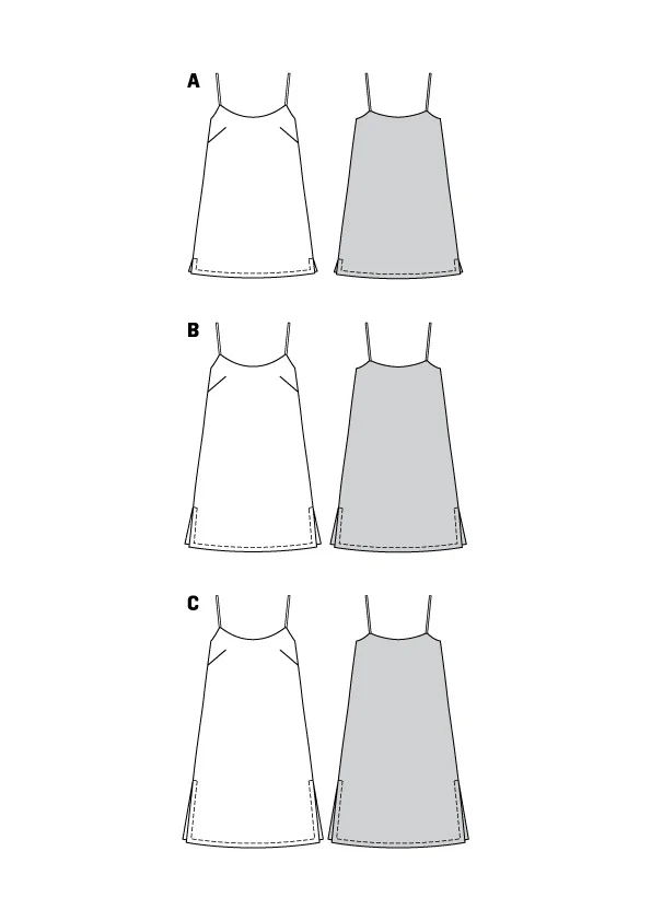 5996 A-Linie Kleid