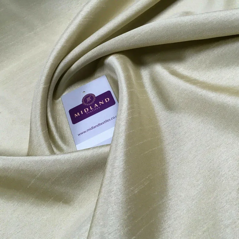 Plain Shantung Satin Backed Dupion Faux Silk Dress Fabric 147 cm MD1293 Mtex