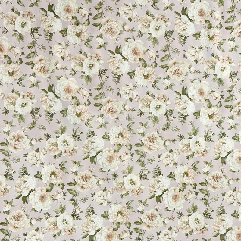 Wachstuch Tischdecke K124C altrosa Rosen Blüten Blumen eckig rund oval