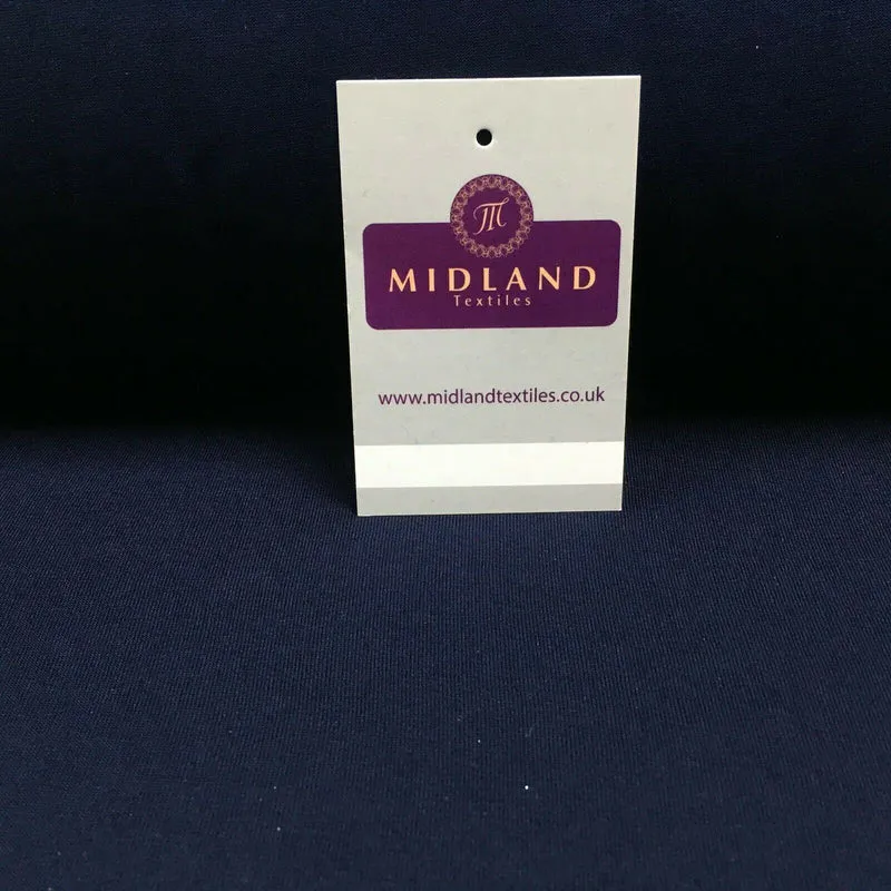 Navy Cotton Jersey ideal for t-shirting Fabric 147 cm M720-66 Mtex