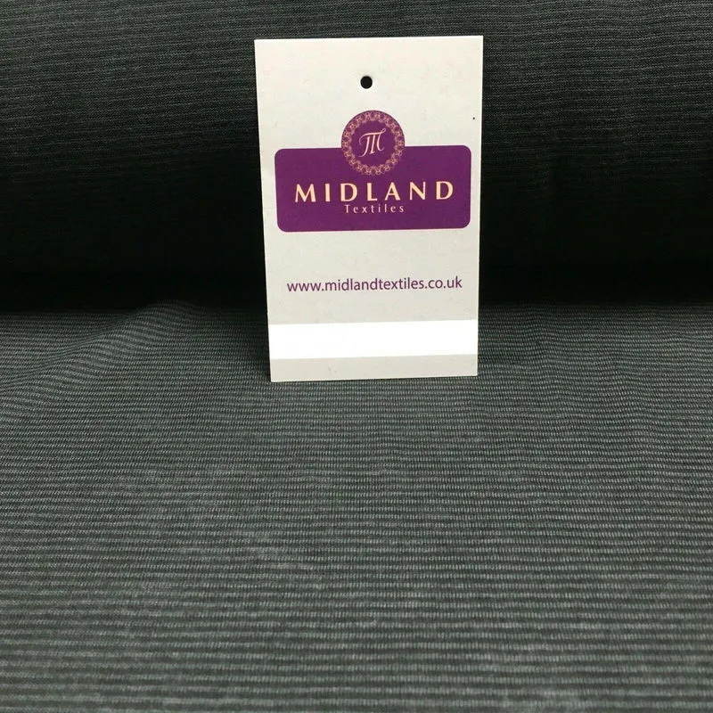 Dark Grey Micro ribbed jersey Dress Fabric 147 cm M720-68 Mtex