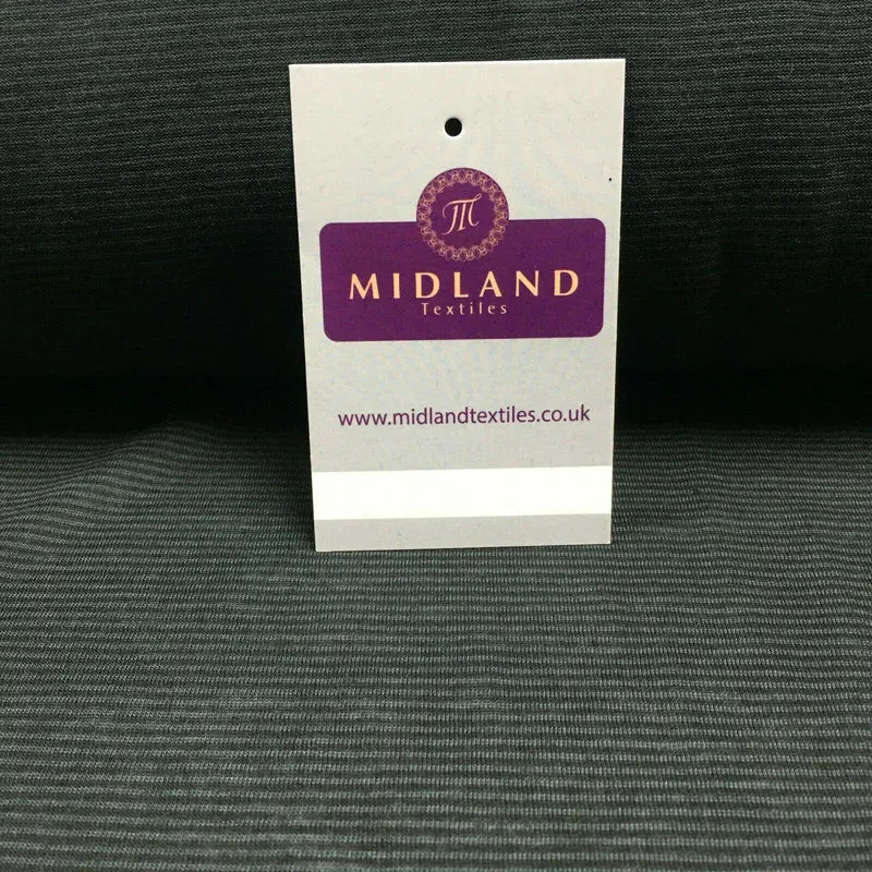 Dark Grey Micro ribbed jersey Dress Fabric 147 cm M720-68 Mtex