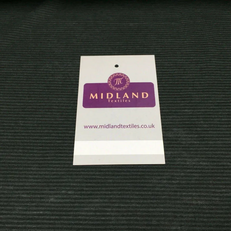 Dark Grey Micro ribbed jersey Dress Fabric 147 cm M720-68 Mtex