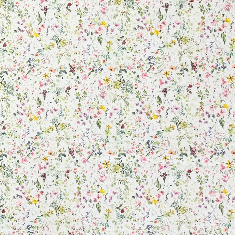 Jacquard Tischdecke aus beschichteter Baumwolle mit Fleckenschutz DG88 Wiesenblumen eckig rund oval